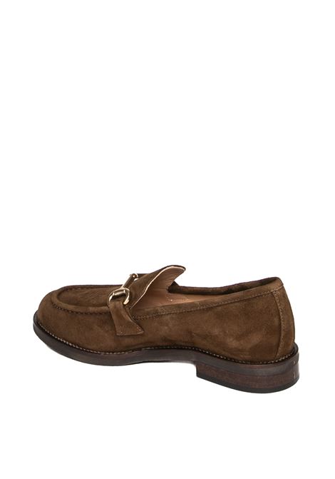 Brown suede loafer FRANCO RUSSO | 8002CAM-MARRONE